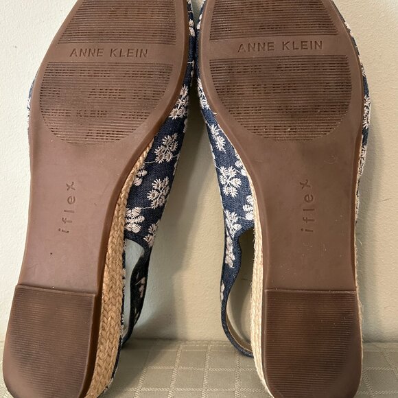 Anne Klein Marta Slingback Espadrilles - Low Heel - Siz… - Picture 7 of 9
